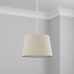 Dunelm Luna Natural Tapered Shade 27cm 7 Dunelm Luna Natural Tapered Shade 27cm -Dunelm Shop 30771043 alt01