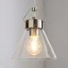 Dunelm Delavin 1 Light Pendant Glass Ceiling Fitting
