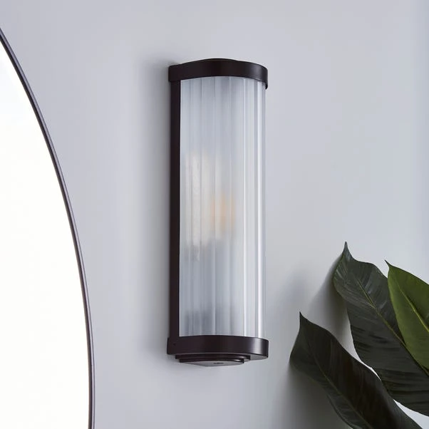 Dunelm Ripon Bathroom Wall Light Matt Black 4 Dunelm Ripon Bathroom Wall Light Matt Black - Image 2