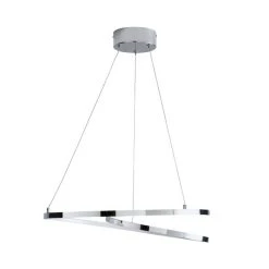 Dunelm Menton Integrated LED Swirl Chrome Semi-Flush Ceiling Fitting 11 Dunelm Menton Integrated LED Swirl Chrome Semi-Flush Ceiling Fitting -Dunelm Shop 30781656 alt04