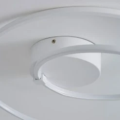 Dunelm Menton Integrated LED Swirl White Semi-Flush Ceiling Fitting 10 Dunelm Menton Integrated LED Swirl White Semi-Flush Ceiling Fitting -Dunelm Shop 30781658 alt03