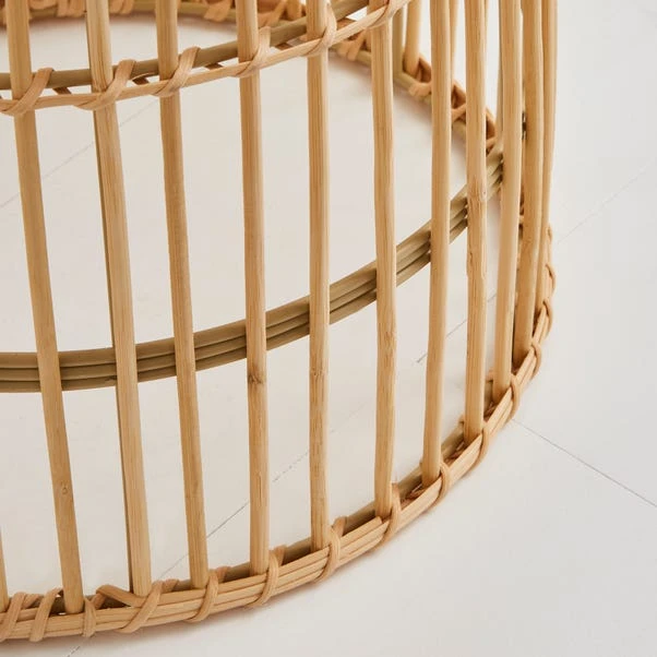 Dunelm Cortado Natural Wicker Floor Lamp 6 Dunelm Cortado Natural Wicker Floor Lamp - Image 4