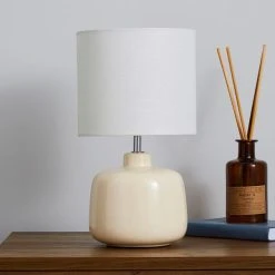 Dunelm Oslo Cream Ceramic Table Lamp 8 Dunelm Oslo Cream Ceramic Table Lamp -Dunelm Shop 30783573 alt01