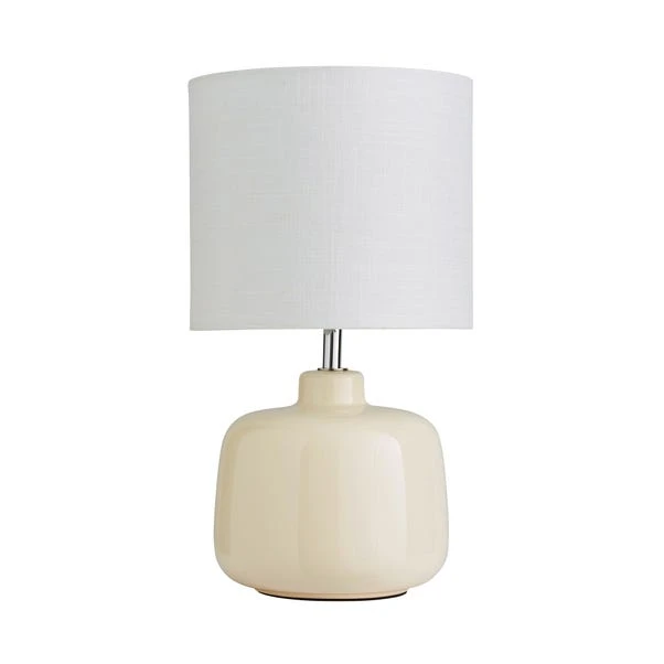 Dunelm Oslo Cream Ceramic Table Lamp 6 Dunelm Oslo Cream Ceramic Table Lamp - Image 4