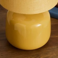 Dunelm Oslo Ochre Ceramic Table Lamp -Dunelm Shop 30783574 alt02