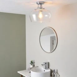 Hotel Lilier Bathroom 1 Light Flush Ceiling Fitting 12 Hotel Lilier Bathroom 1 Light Flush Ceiling Fitting -Dunelm Shop 30789797 alt04