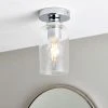 Dunelm Fryer Chrome Bathroom 1 Light Flush Ceiling Fitting 2 Dunelm Fryer Chrome Bathroom 1 Light Flush Ceiling Fitting -Dunelm Shop 30789840
