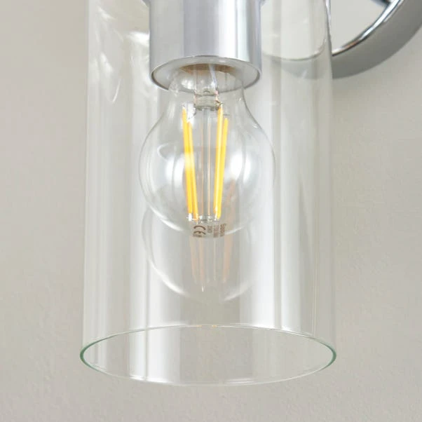 Dunelm Fryer Chrome Bathroom Wall Light 5 Dunelm Fryer Chrome Bathroom Wall Light - Image 3
