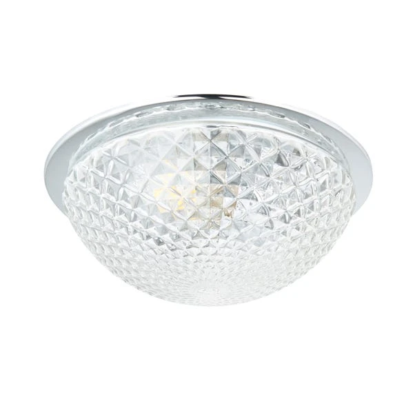 Dunelm Tropic Faceted Dome Flush Bathroom Ceiling Fitting 8 Dunelm Tropic Faceted Dome Flush Bathroom Ceiling Fitting - Image 6