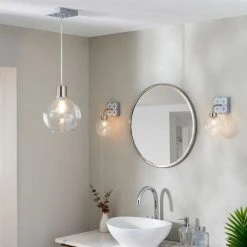 Dunelm Geometric Tile Bathroom Wall Light -Dunelm Shop 30789859 alt04