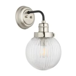 Dunelm Broden Ribbed Chrome Wall Light -Dunelm Shop 30789885 alt05