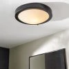 Dunelm Pluto Black Bathroom 1 Light Flush Ceiling Fitting 2 Dunelm Pluto Black Bathroom 1 Light Flush Ceiling Fitting -Dunelm Shop 30789911