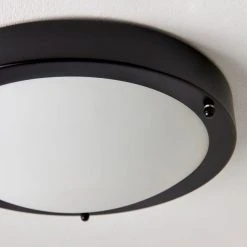 Dunelm Pluto Black Bathroom 1 Light Flush Ceiling Fitting 11 Dunelm Pluto Black Bathroom 1 Light Flush Ceiling Fitting -Dunelm Shop 30789911 alt03