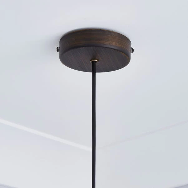 Dunelm London Industrial 1 Light Pendant Bronze Ceiling Fitting 6 Dunelm London Industrial 1 Light Pendant Bronze Ceiling Fitting - Image 4
