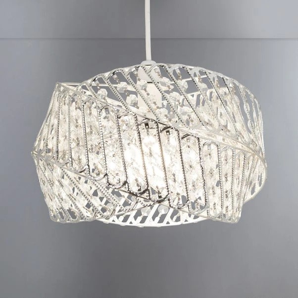 Dunelm Monsanto Jewelled Easy Fit Pendant 3 Dunelm Monsanto Jewelled Easy Fit Pendant