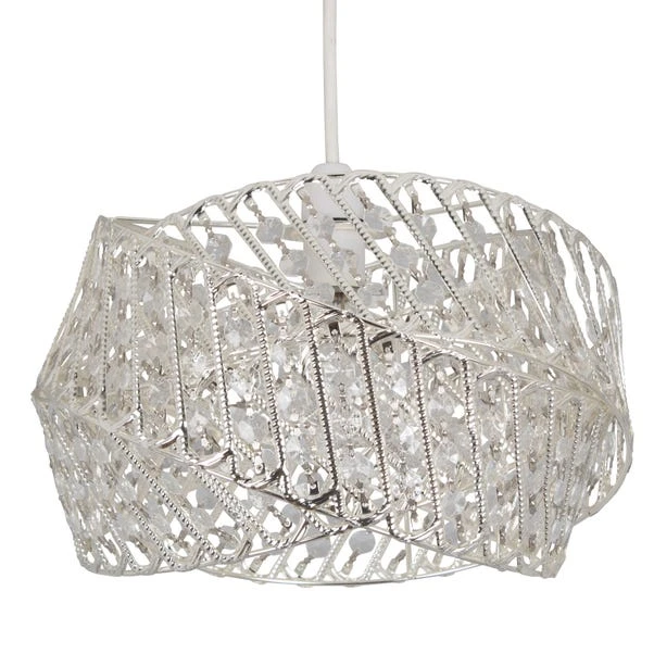 Dunelm Monsanto Jewelled Easy Fit Pendant 4 Dunelm Monsanto Jewelled Easy Fit Pendant - Image 2
