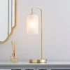 Dunelm Palazzo Frosted Glass Table Lamp Gold -Dunelm Shop 30792354