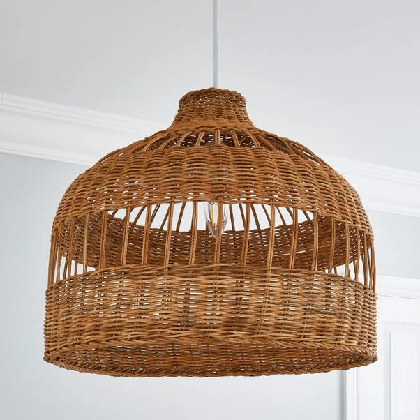 Dunelm Priyanka Rattan Easy Fit Pendant 4 Dunelm Priyanka Rattan Easy Fit Pendant - Image 2