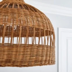 Dunelm Priyanka Rattan Easy Fit Pendant 9 Dunelm Priyanka Rattan Easy Fit Pendant -Dunelm Shop 30792363 alt02