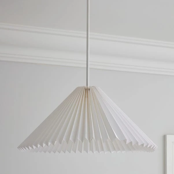 The Edited Life Pahal Origami 45cm Tapered Pendant White 4 The Edited Life Pahal Origami 45cm Tapered Pendant White - Image 2