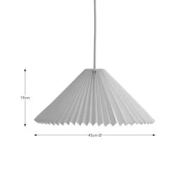 The Edited Life Pahal Origami 45cm Tapered Pendant White 11 The Edited Life Pahal Origami 45cm Tapered Pendant White -Dunelm Shop 30796637 alt04