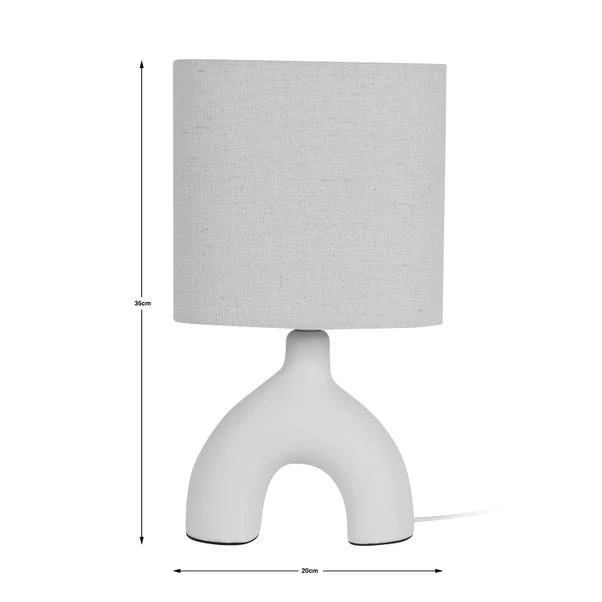 Dunelm Noah Arc Table Lamp 35cm 7 Dunelm Noah Arc Table Lamp 35cm - Image 5