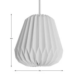 The Edited Life Origami Decagon Paper Pendant Small -Dunelm Shop 30796674 alt04