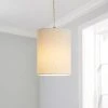 Dunelm Luna 15cm Cylinder Shade Natural 2 Dunelm Luna 15cm Cylinder Shade Natural -Dunelm Shop 30796676