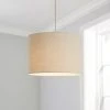 Dunelm Luna 28cm Drum Shade Natural 2 Dunelm Luna 28cm Drum Shade Natural -Dunelm Shop 30796678