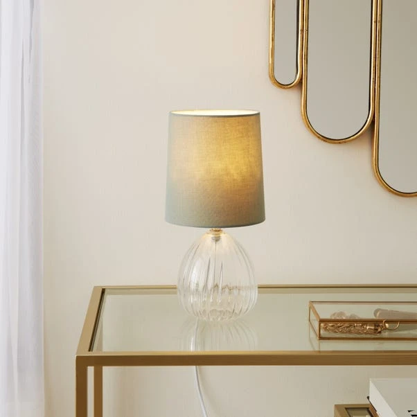 Dunelm Cherie Glass Table Lamp 3 Dunelm Cherie Glass Table Lamp