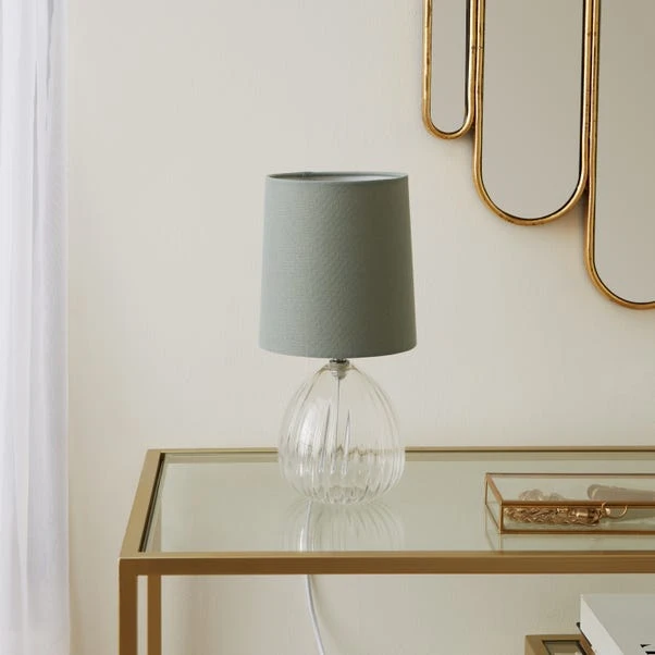 Dunelm Cherie Glass Table Lamp 4 Dunelm Cherie Glass Table Lamp - Image 2
