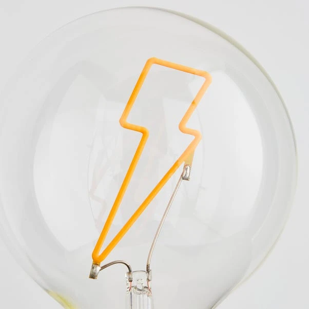 Dunelm Lightning Bolt Bulb Table Lamp 6 Dunelm Lightning Bolt Bulb Table Lamp - Image 4