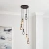 Dunelm Verne Glass 6 Light Cluster Ceiling Fitting 2 Dunelm Verne Glass 6 Light Cluster Ceiling Fitting -Dunelm Shop 30798518