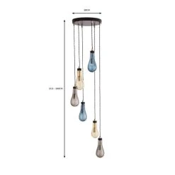 Dunelm Verne Glass 6 Light Cluster Ceiling Fitting 13 Dunelm Verne Glass 6 Light Cluster Ceiling Fitting -Dunelm Shop 30798518 alt07