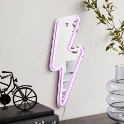 Dunelm Lightning Bolt Neon Sign 12 Dunelm Lightning Bolt Neon Sign -Dunelm Shop 30798519 alt04