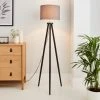 Dunelm Jandia Wooden Tripod Floor Lamp -Dunelm Shop 30798600