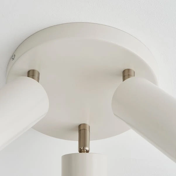 Dunelm Leila 3 Light Semi Flush Ceiling Fitting 6 Dunelm Leila 3 Light Semi Flush Ceiling Fitting - Image 4