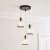 Dunelm Lenny 3 Light Cluster Ceiling Fitting 2 Dunelm Lenny 3 Light Cluster Ceiling Fitting -Dunelm Shop 30798652