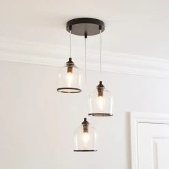 Dunelm Lenny 3 Light Cluster Ceiling Fitting