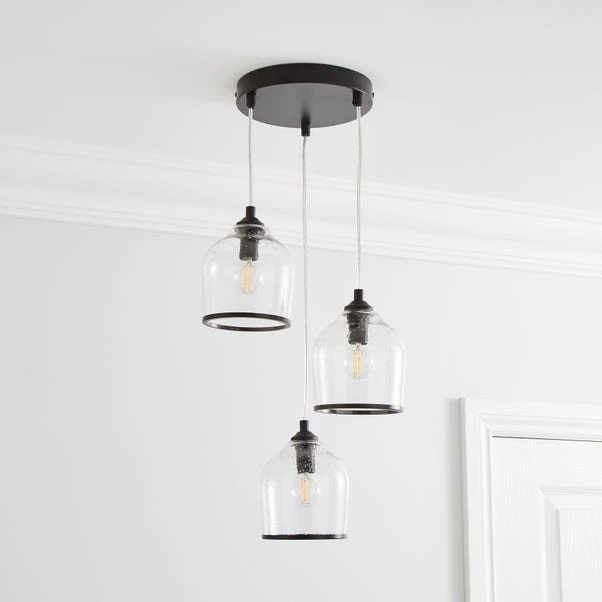 Dunelm Lenny 3 Light Cluster Ceiling Fitting 4 Dunelm Lenny 3 Light Cluster Ceiling Fitting - Image 2