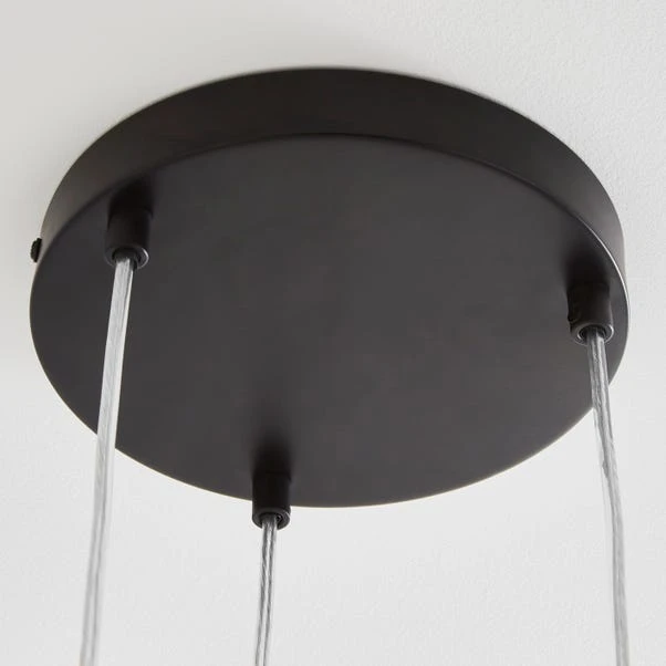 Dunelm Lenny 3 Light Cluster Ceiling Fitting 6 Dunelm Lenny 3 Light Cluster Ceiling Fitting - Image 4