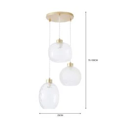 Dunelm Elodie Clear 3 Light Cluster Ceiling Fitting 11 Dunelm Elodie Clear 3 Light Cluster Ceiling Fitting -Dunelm Shop 30798658 alt05