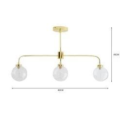 Dunelm Tanner 3 Light Bar Ceiling Fitting -Dunelm Shop 30798666 alt05