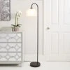 Dunelm Palazzo Black Frosted Floor Lamp 1 Dunelm Palazzo Black Frosted Floor Lamp -Dunelm Shop 30798676