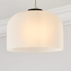 Dunelm Palazzo Easy Fit Frosted Pendant Light