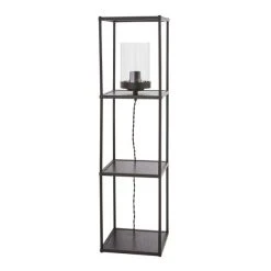 Dunelm Cole Midi Shelved Floor Lamp Black -Dunelm Shop 30802423 alt04