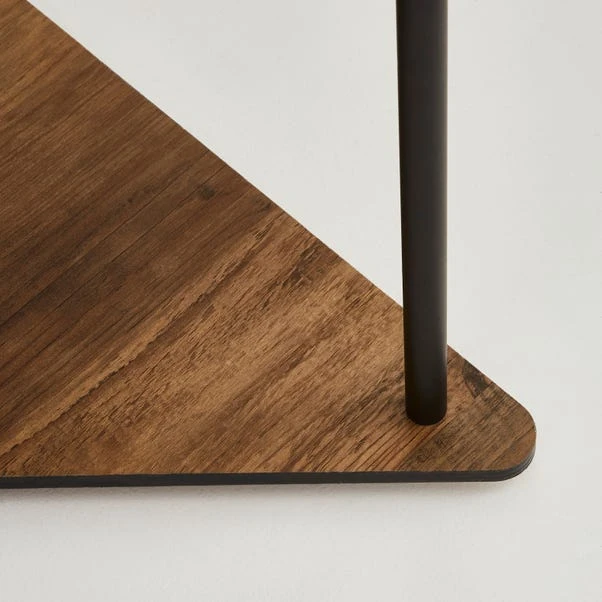 Dunelm Fulton Corner Shelved Floor Lamp Rustic Pine 4 Dunelm Fulton Corner Shelved Floor Lamp Rustic Pine - Image 3