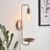 Dunelm Aubrey Exposed Bulb Shelf Wall Light 1 Dunelm Aubrey Exposed Bulb Shelf Wall Light -Dunelm Shop 30802438