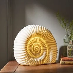 Natural History Museum Porcelain Ammonite Lamp