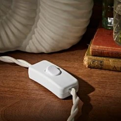 Natural History Museum Porcelain Ammonite Lamp 10 Natural History Museum Porcelain Ammonite Lamp -Dunelm Shop 30803328 alt02